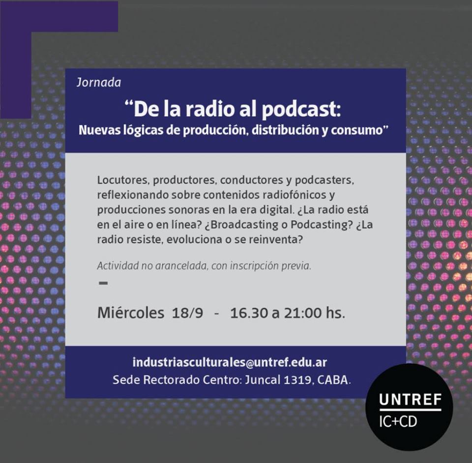 Jornada: «De la Radio al Podcast»